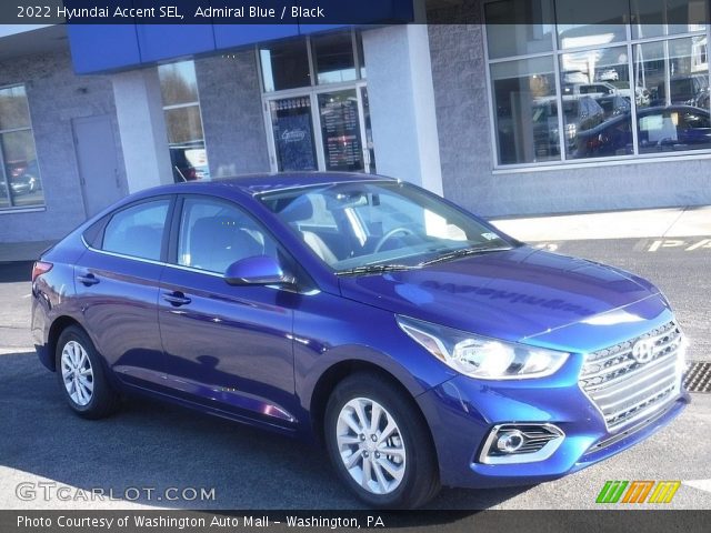 2022 Hyundai Accent SEL in Admiral Blue