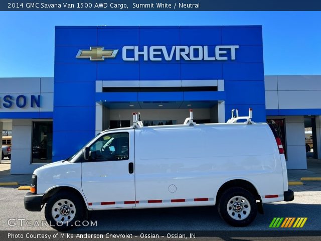 2014 GMC Savana Van 1500 AWD Cargo in Summit White