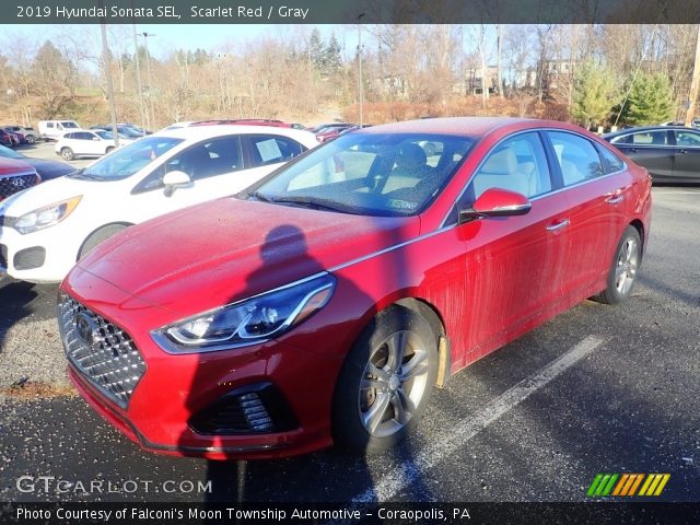 2019 Hyundai Sonata SEL in Scarlet Red
