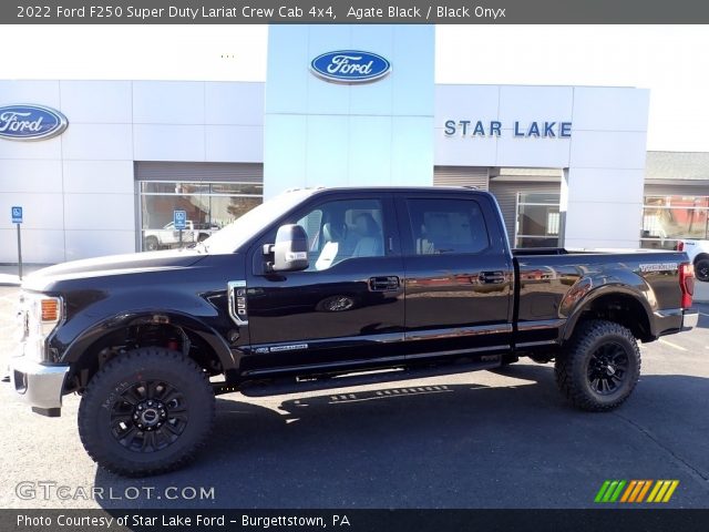 2022 Ford F250 Super Duty Lariat Crew Cab 4x4 in Agate Black