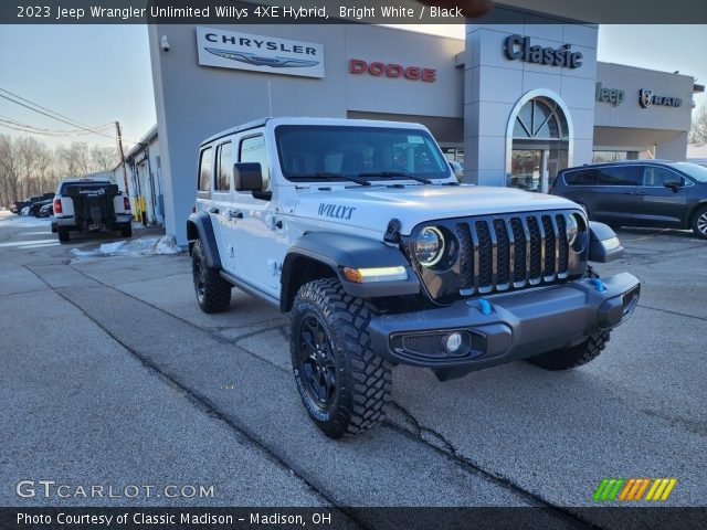 2023 Jeep Wrangler Unlimited Willys 4XE Hybrid in Bright White