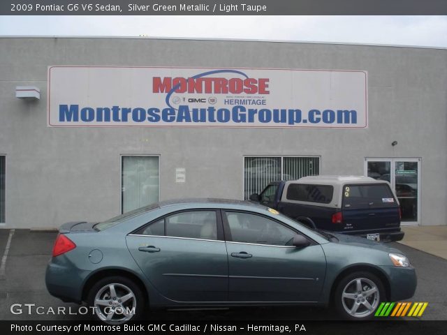 2009 Pontiac G6 V6 Sedan in Silver Green Metallic