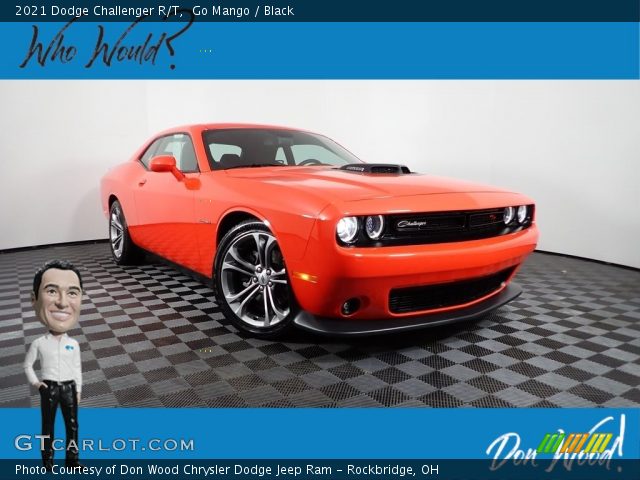 2021 Dodge Challenger R/T in Go Mango