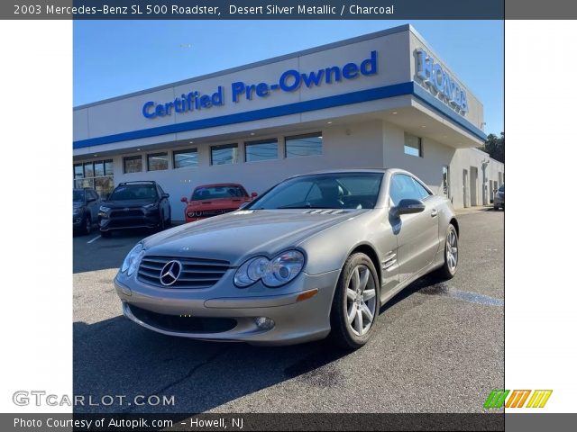 2003 Mercedes-Benz SL 500 Roadster in Desert Silver Metallic