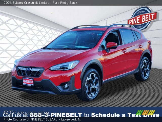 2023 Subaru Crosstrek Limited in Pure Red