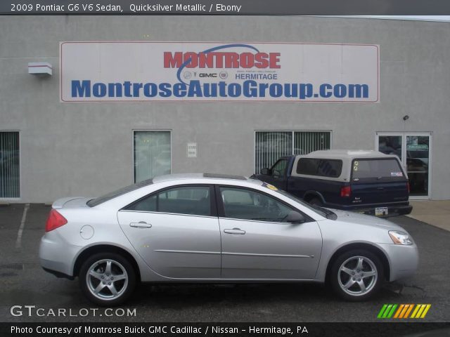 2009 Pontiac G6 V6 Sedan in Quicksilver Metallic