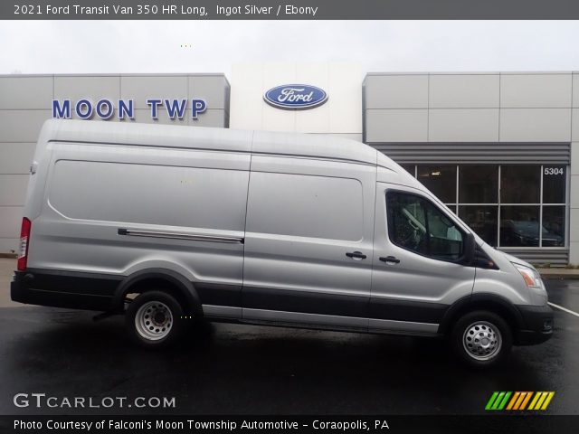 2021 Ford Transit Van 350 HR Long in Ingot Silver