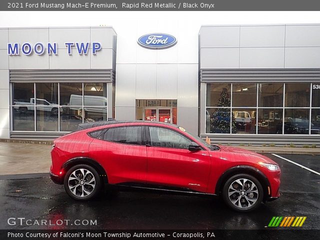 2021 Ford Mustang Mach-E Premium in Rapid Red Metallic