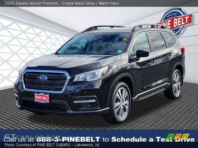 2020 Subaru Ascent Premium in Crystal Black Silica