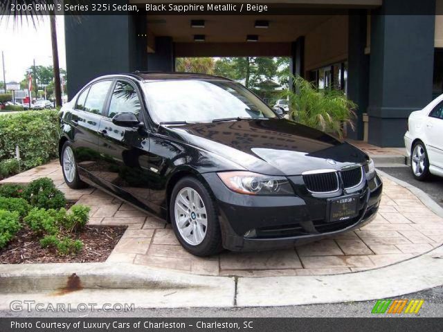 2006 BMW 3 Series 325i Sedan in Black Sapphire Metallic