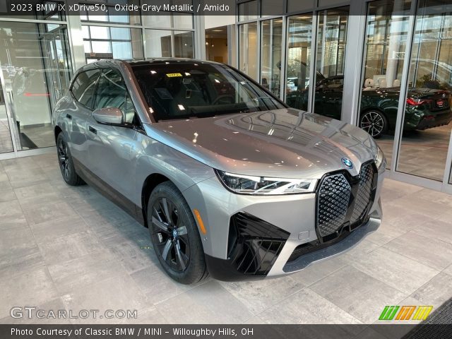 2023 BMW iX xDrive50 in Oxide Gray Metallic