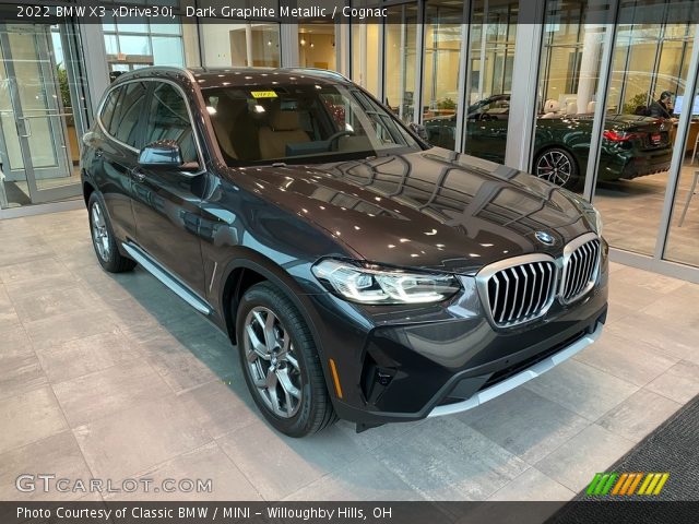 2022 BMW X3 xDrive30i in Dark Graphite Metallic