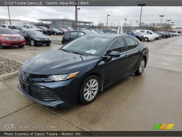 2019 Toyota Camry LE in Galactic Aqua Mica