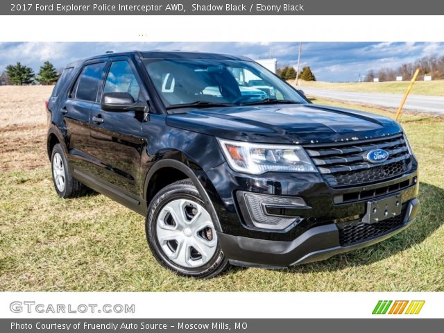2017 Ford Explorer Police Interceptor AWD in Shadow Black