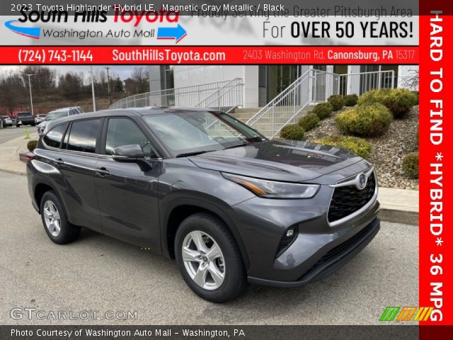 2023 Toyota Highlander Hybrid LE in Magnetic Gray Metallic