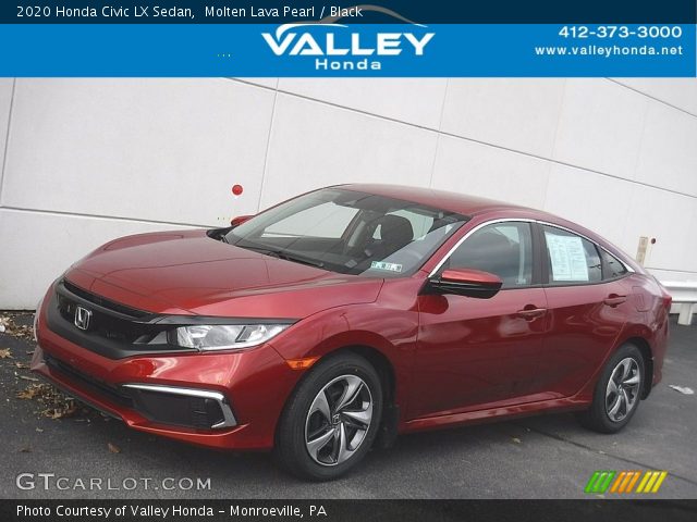 2020 Honda Civic LX Sedan in Molten Lava Pearl