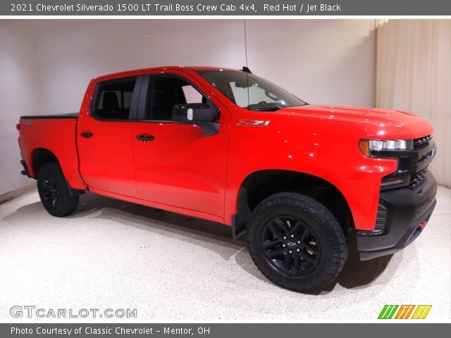 2021 Chevrolet Silverado 1500 LT Trail Boss Crew Cab 4x4 in Red Hot