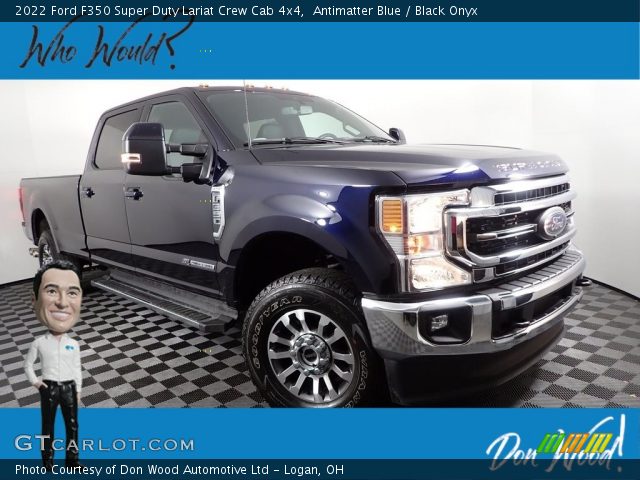2022 Ford F350 Super Duty Lariat Crew Cab 4x4 in Antimatter Blue