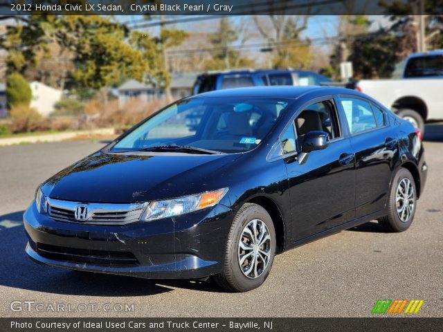 2012 Honda Civic LX Sedan in Crystal Black Pearl