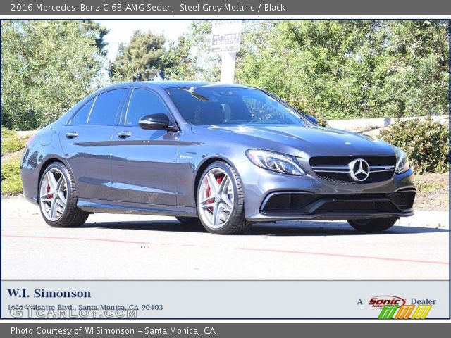 2016 Mercedes-Benz C 63 AMG Sedan in Steel Grey Metallic