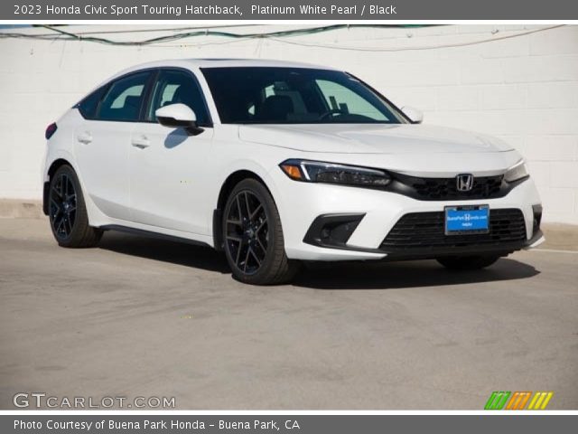 2023 Honda Civic Sport Touring Hatchback in Platinum White Pearl