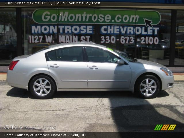2005 Nissan Maxima 3.5 SL in Liquid Silver Metallic