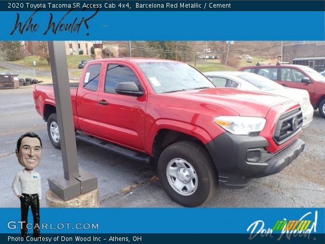 2020 Toyota Tacoma SR Access Cab 4x4 in Barcelona Red Metallic