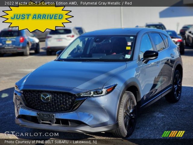 2022 Mazda CX-5 S Carbon Edition AWD in Polymetal Gray Metallic