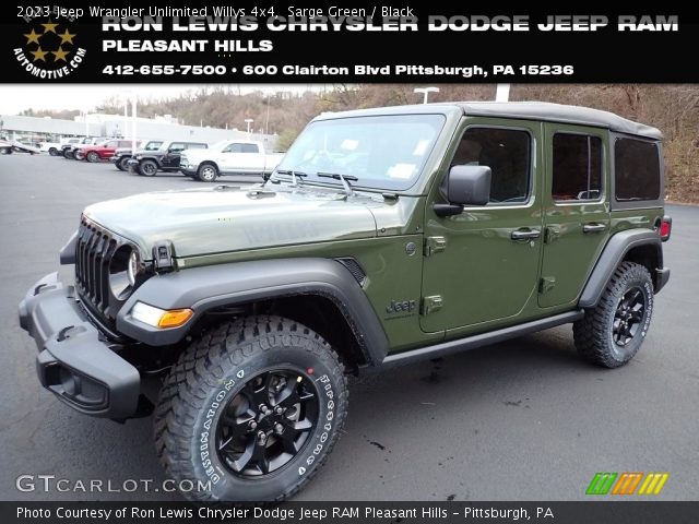2023 Jeep Wrangler Unlimited Willys 4x4 in Sarge Green