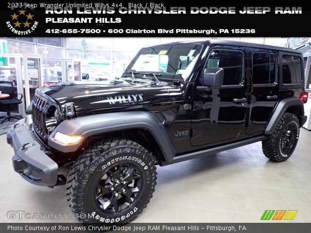 2023 Jeep Wrangler Unlimited Willys 4x4 in Black
