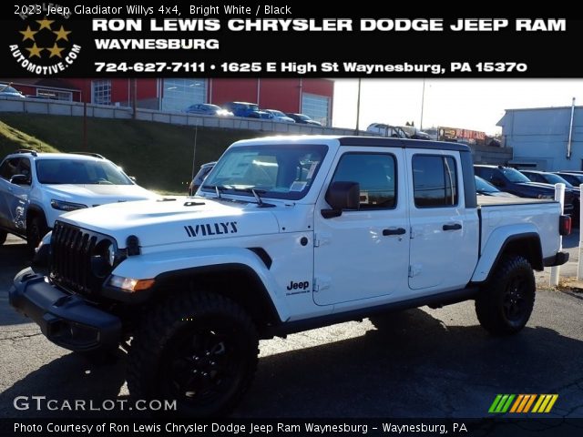 2023 Jeep Gladiator Willys 4x4 in Bright White