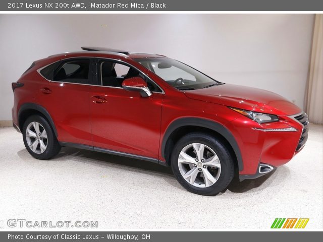 2017 Lexus NX 200t AWD in Matador Red Mica