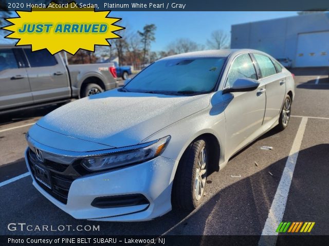 2020 Honda Accord LX Sedan in Platinum White Pearl