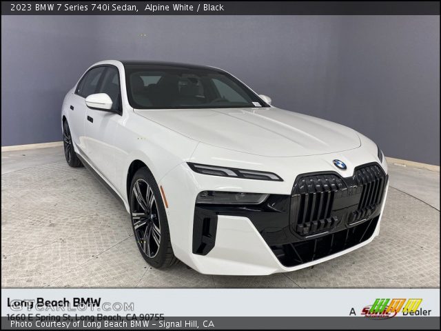 2023 BMW 7 Series 740i Sedan in Alpine White