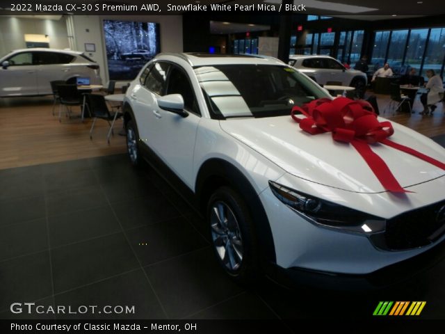 2022 Mazda CX-30 S Premium AWD in Snowflake White Pearl Mica
