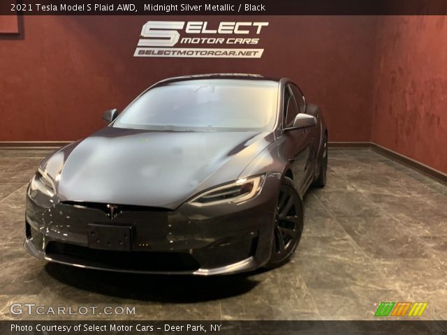 2021 Tesla Model S Plaid AWD in Midnight Silver Metallic