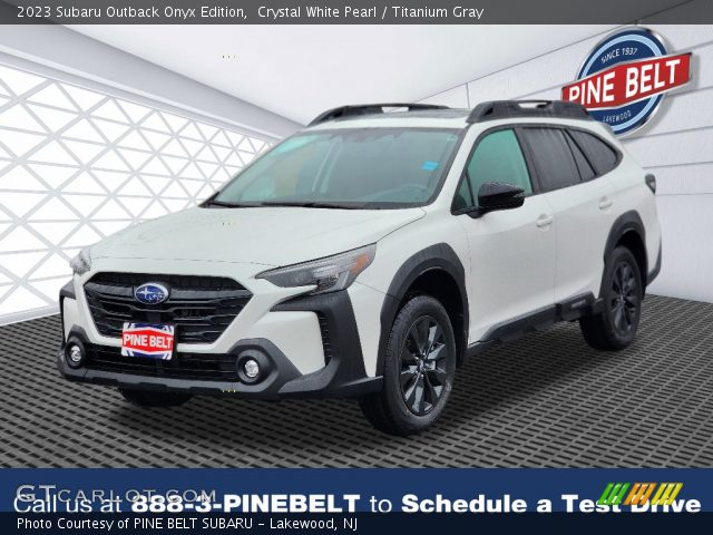 2023 Subaru Outback Onyx Edition in Crystal White Pearl