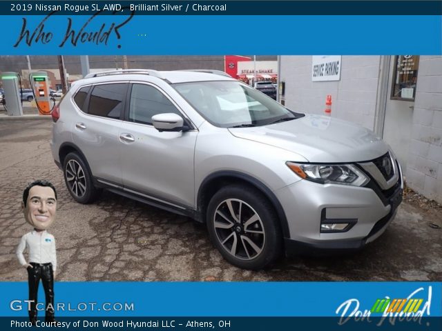 2019 Nissan Rogue SL AWD in Brilliant Silver