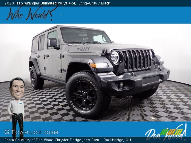 2020 Jeep Wrangler Unlimited Willys 4x4 in Sting-Gray