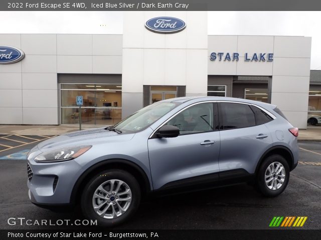 2022 Ford Escape SE 4WD in Iced Blue Silver