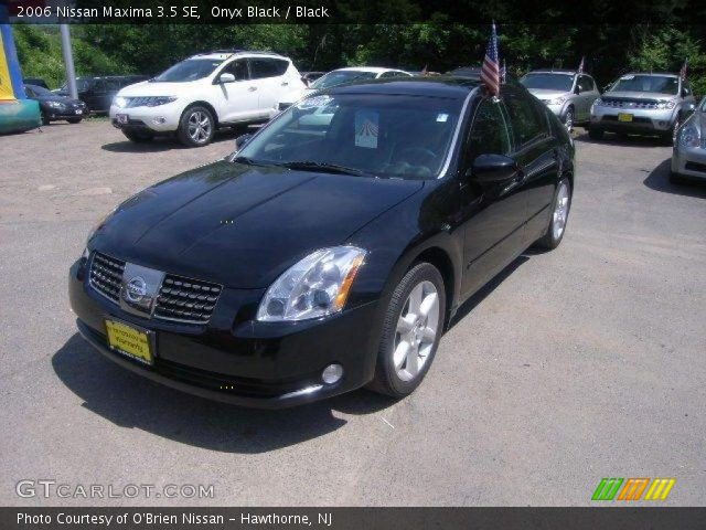 2006 Nissan Maxima 3.5 SE in Onyx Black