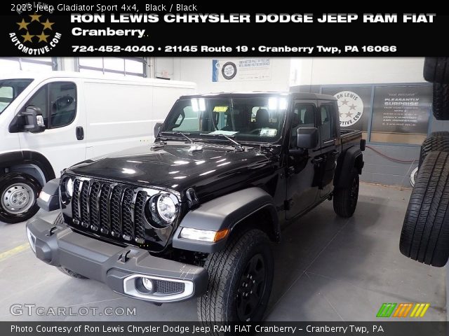 2023 Jeep Gladiator Sport 4x4 in Black