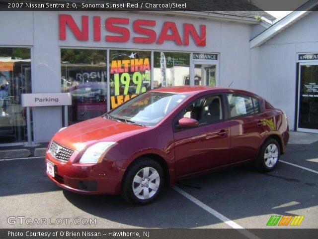 2007 Nissan Sentra 2.0 in Sonoma Sunset Red