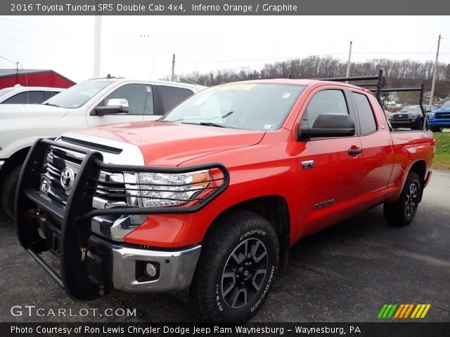 2016 Toyota Tundra SR5 Double Cab 4x4 in Inferno Orange