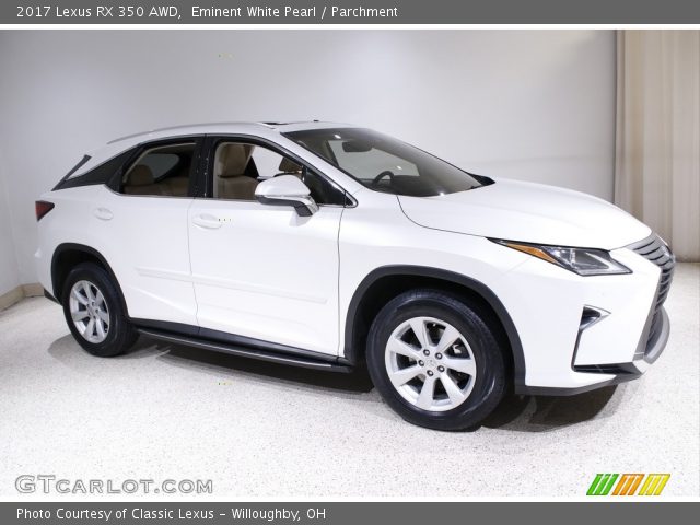 2017 Lexus RX 350 AWD in Eminent White Pearl
