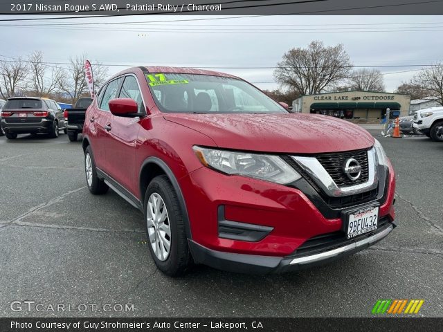 2017 Nissan Rogue S AWD in Palatial Ruby