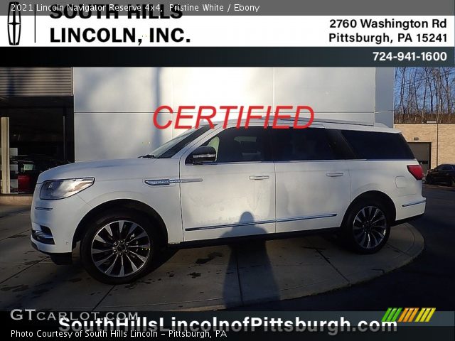 2021 Lincoln Navigator Reserve 4x4 in Pristine White