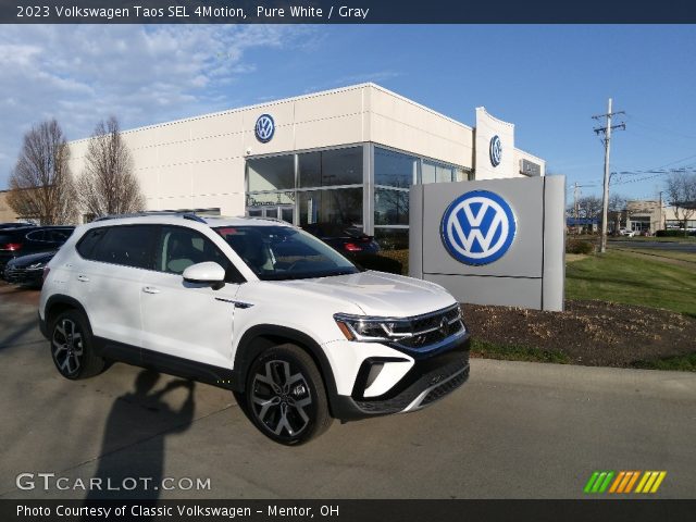 2023 Volkswagen Taos SEL 4Motion in Pure White