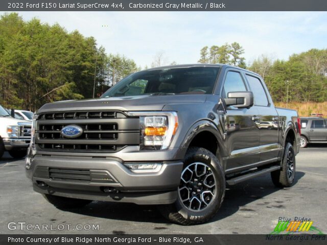2022 Ford F150 Lariat SuperCrew 4x4 in Carbonized Gray Metallic