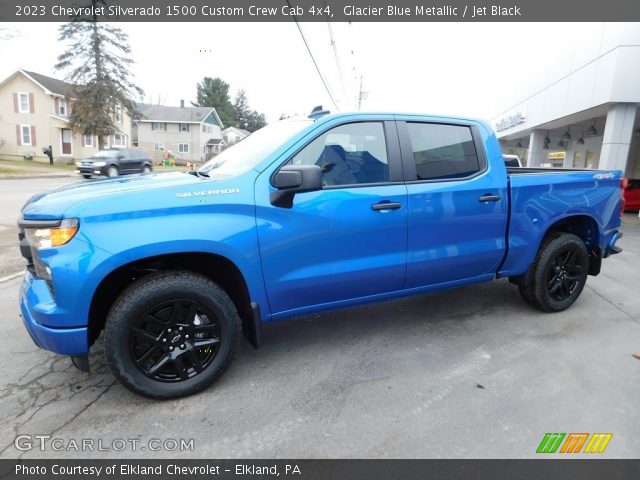 2023 Chevrolet Silverado 1500 Custom Crew Cab 4x4 in Glacier Blue Metallic